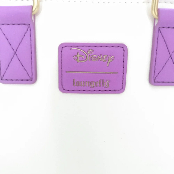 🎉HP🎉Loungefly Disney Tangled Flowers Satchel Bag NWT - Picture 5 of 6